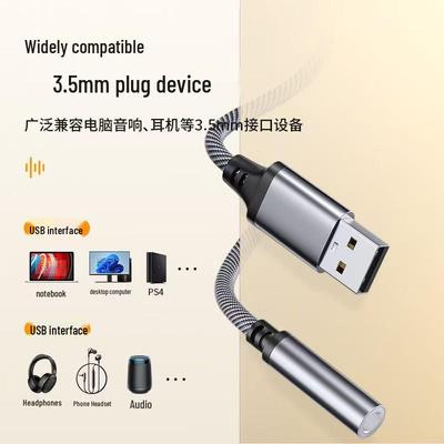 USB-C To 3.5mm Audio Adapter Cable for Headphones