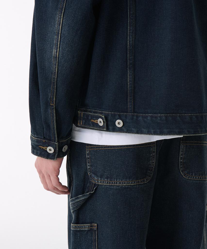 Musinsa Standard Oversized Denim Trucker Jacket [Dark Blue]