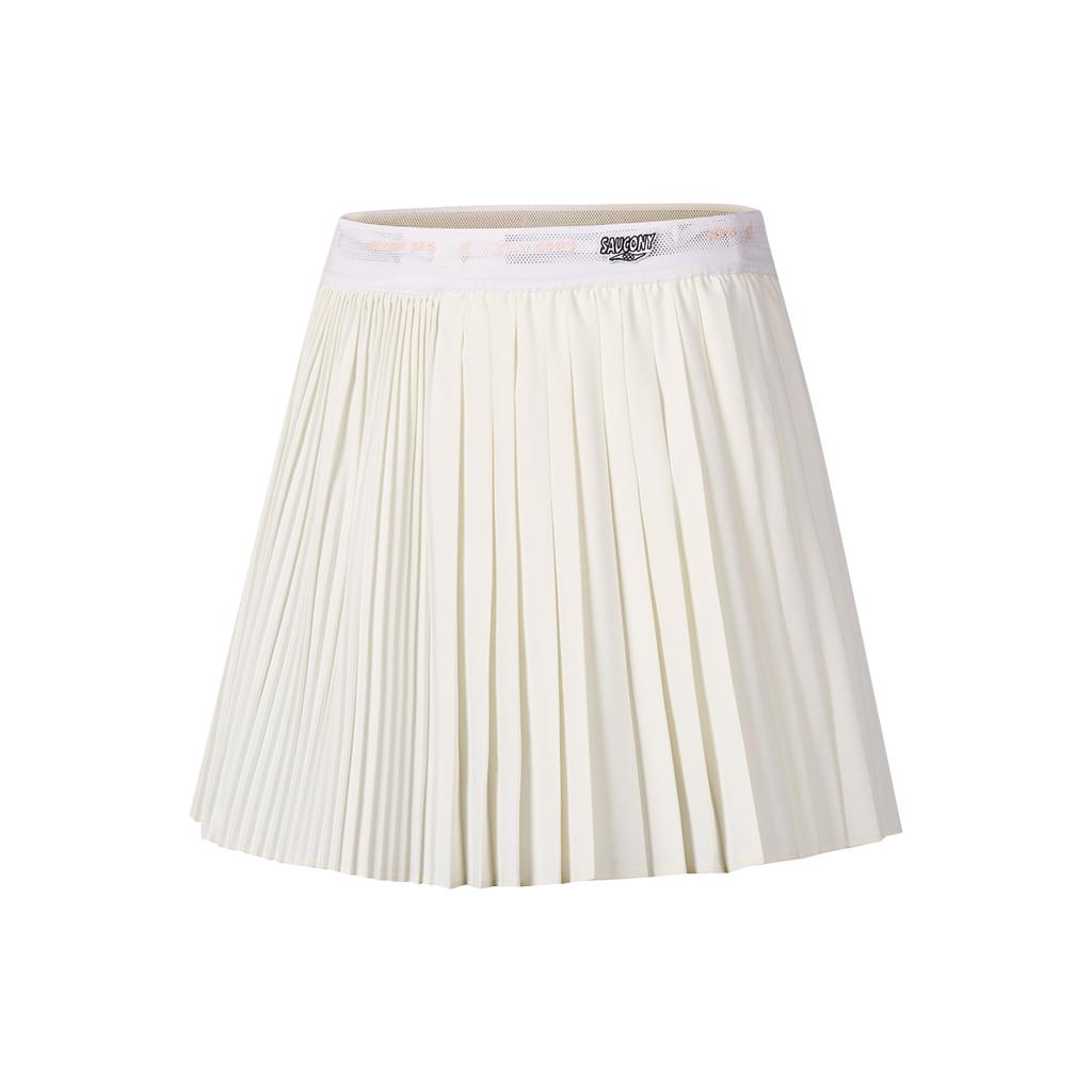 SAUCONY Nathan Bell Series Fashion Simple Comfortable Versatile Lace-Up Casual Skirt Women Skirts Off-White SA1259SK41C-WT044