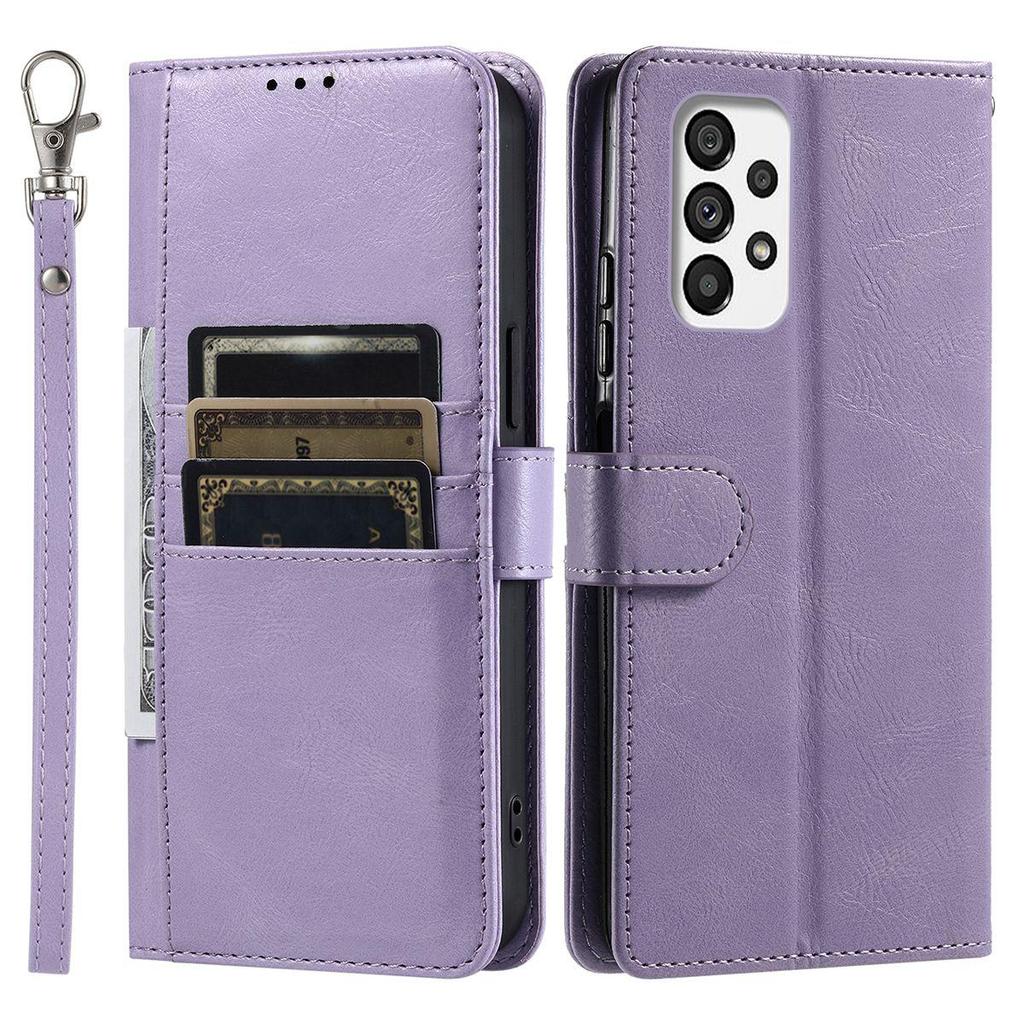 Cover for Samsung Galaxy A73 5G,A53,A52 4G/5G,A52S,A33,A32 4G,A32,A23,A13 Retro PU Leather Flip Wallet Phone Case Multi Card Slots