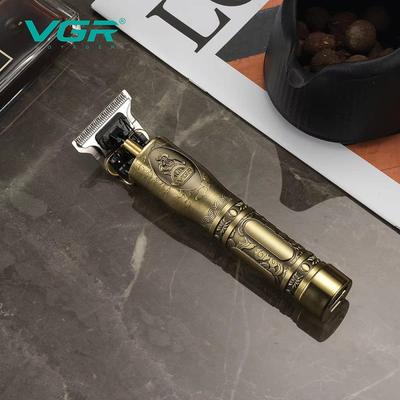 Nou Tuns Electric cu Cap de Ulei pentru Bărbați Profesional Lamă Ascuțită Rezistentă la Uzură Aparat de Ras Salon de Coafură Metalic Retro Sculptat Reîncărcabil Dublă Utilizare