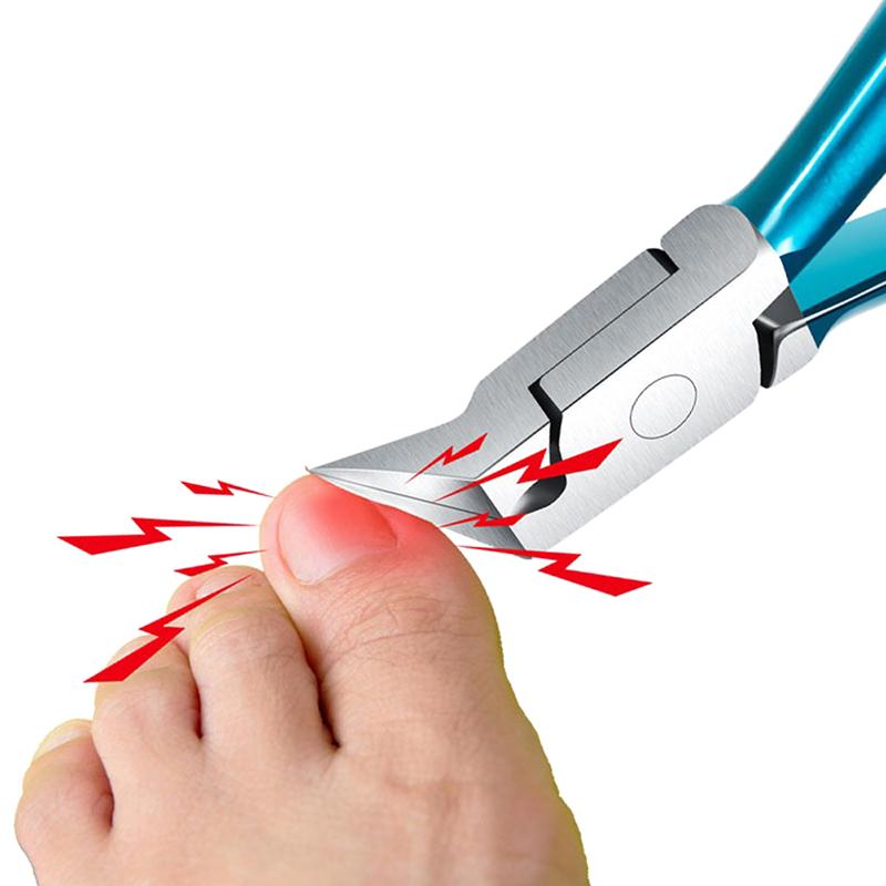 Thick Nail Clippers Ingrown Toenail Nipper Pedicure Cutter Onychomycosis Trimmer Professional Plier Manicure Tool