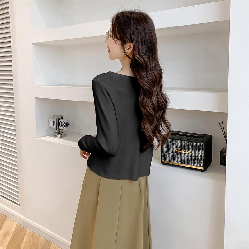 ITISF4 Women's Slim-Fit Knit Cardigan