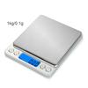 Balanza de Cocina Digital con Retroiluminación 5kg/1g O 10kg/1g Plataforma de Acero Inoxidable Balanza de Pesaje Balanza de Alimentos Oro Rosa / Plata