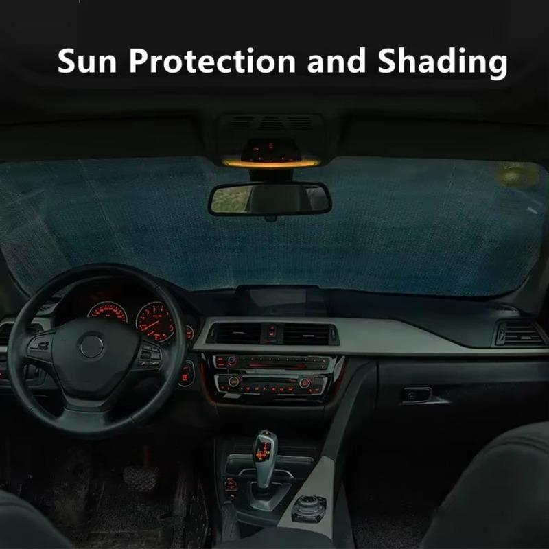 140cm Auto Windschutzscheibe Faltbare Sonnenschutz Visier Abdeckung Block Reflektor Tragbare Atmungsaktive Anti UV Schutz Bildschirm Freies