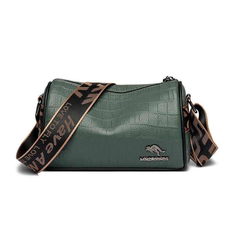 Cylindrical Bag Women's New Trendy Women's Bag Bucket Bag Shoulder Bag Casual Simple Cylindrical Crossbody Bag