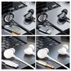 Sweatproof Sport In Ear Headphones Builts in Microphones for Clear Call 13mm Composite Diaphragm Enhances Music Playback