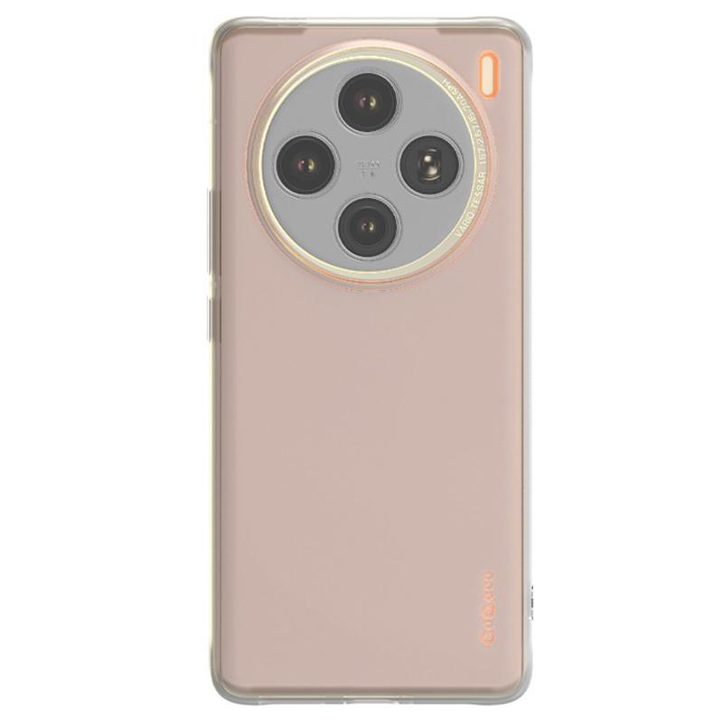 

Q.COO Чехол для vivo X100 5G Защита от падений Защитная задняя панель из ТПУ Transparent Black