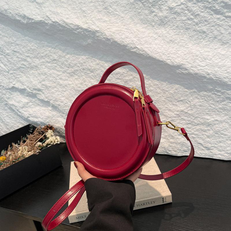 This year's popular bag women's 2025 new trendy summer fashion portable small round bag niche popular versatile messenger bag