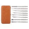 8pcs Stainless Steel Foot File Dead Skin Horny Remover Foot Callus Shaver Pedicure Tool Set