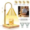 Modern Candle Warmer Table Lamps Metal Wax Burner Dimmable Aromatherapy Table Lamp Desk Lamp for Bedroom Living Room Atmosphere