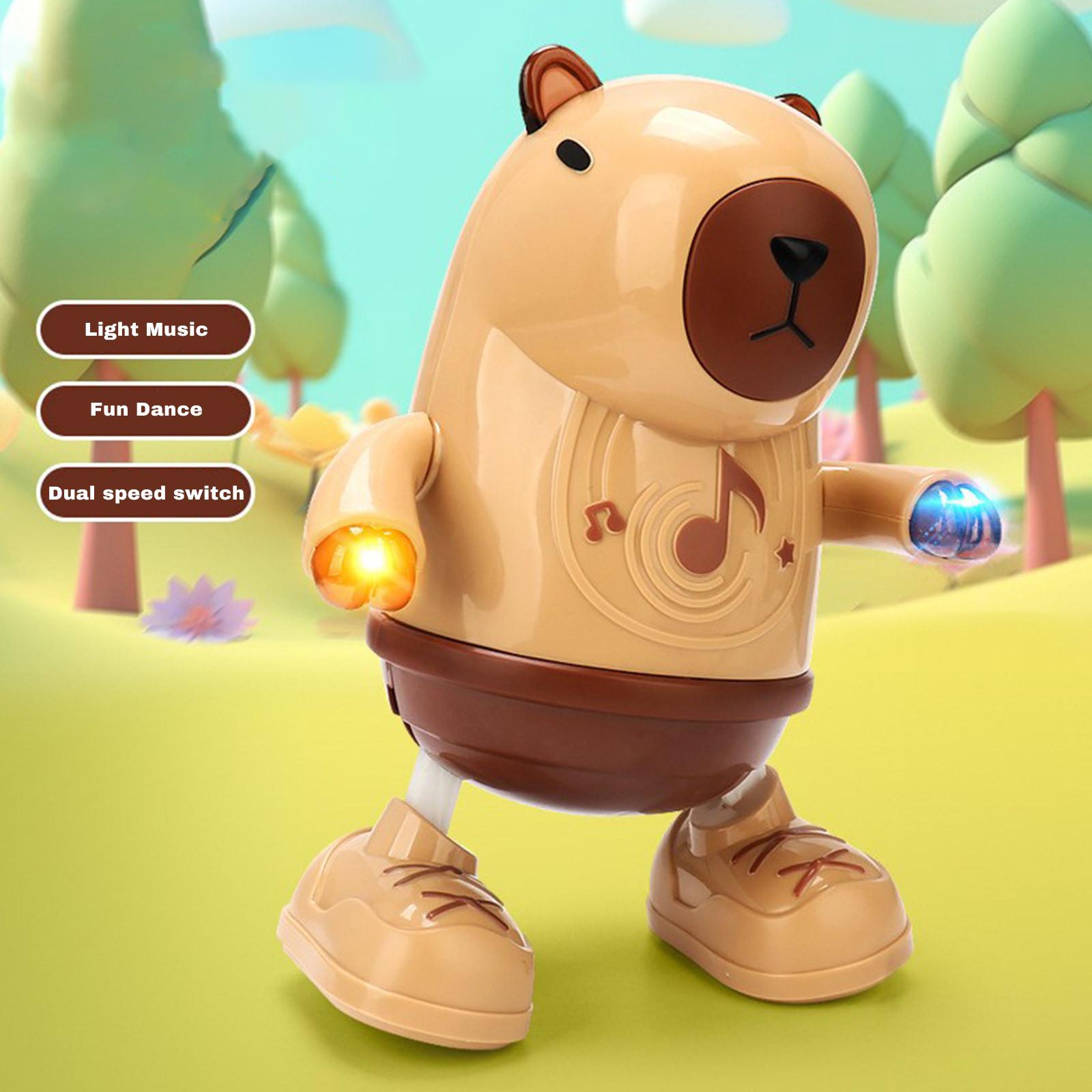 

Танцующая ходячая игрушка со светом и музыкой – Веселая интерактивная электрическая игрушка для детей One Size коричневый