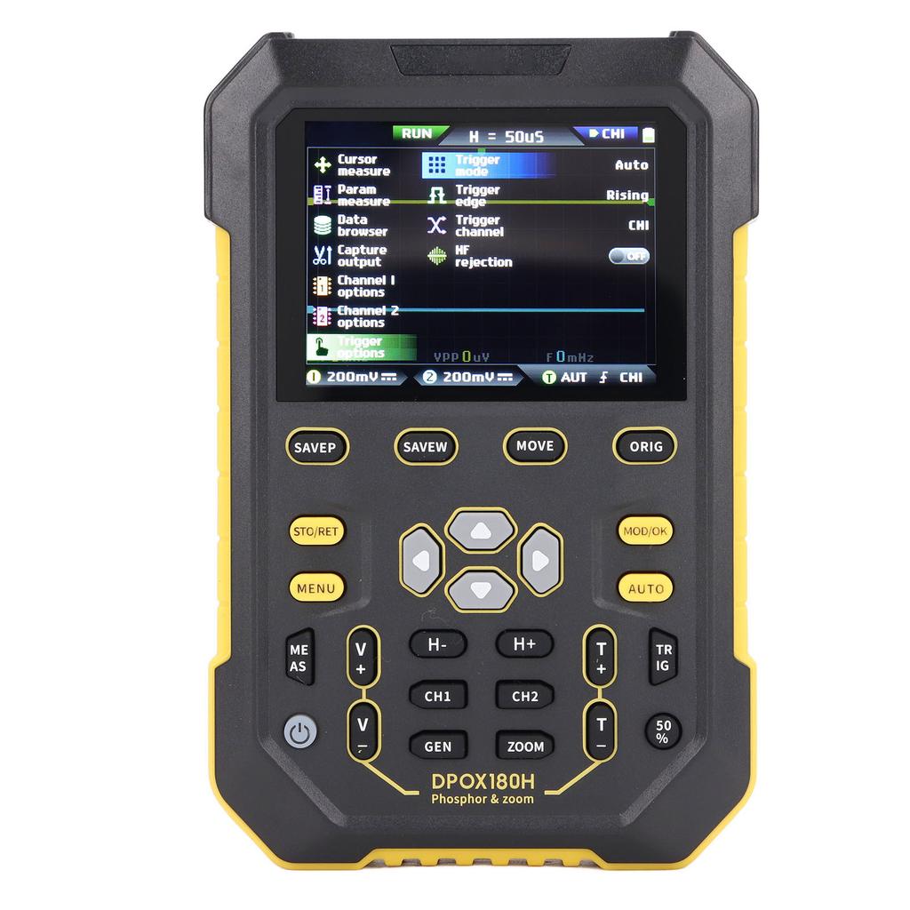 Osciloscop cu fosfor digital 2 canale 180MHz lățime de bandă Osciloscop portabil cu semnal