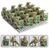 Ghost Special Forces Military Minifigures Building Blocks, SWAT Team with Weapons and Shields, Action Figure Toy Set for Boys