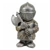 Knight Gnomes Guard Sculpture Decor Medieval Knight of The Cross Templar Crusader Figurine Suit of Armor Home Resin Decor