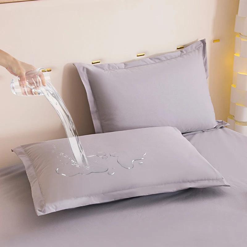2 stuks Waterdichte Kussenslopen Decoratieve Kussenhoes Envelopstijl Slaapkussenhoes Standaard Queen King Size 51x66cm