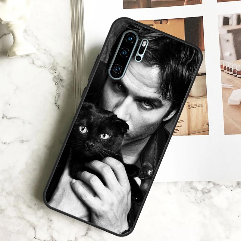 Damon Salvatore Vampire Diaries For Huawei Nova 12i 12s 11i 8i Y73 Y72 Y61 Y91 Y90 Y70 Y60 9 10 SE P30 P40 Lite P60 Pro Case