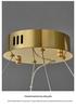 Nordic Luxury Italian Minimalist Crystal Chandelier for Living and Dining Room