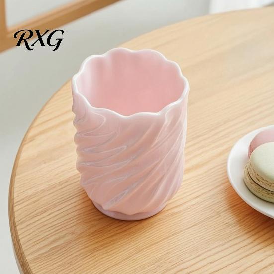 Space Saving Desk Organizer Spiral Pen Holder, 3D Printed Twisted Makeup Brush Cup, Sturdy Pencil Holder for School Decorative Storage Container