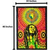 Rastogi Handicrafts Cotton Tapestry Indian Goddess Indian Deity 40" X 30" Poster Size Tapestry