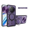 For Honor Magic7 Lite Case Armor Car Magnetic Holder Ring Stand Back Cover for Magic 7 Lite Shockproof Slide Lens Protect Funda