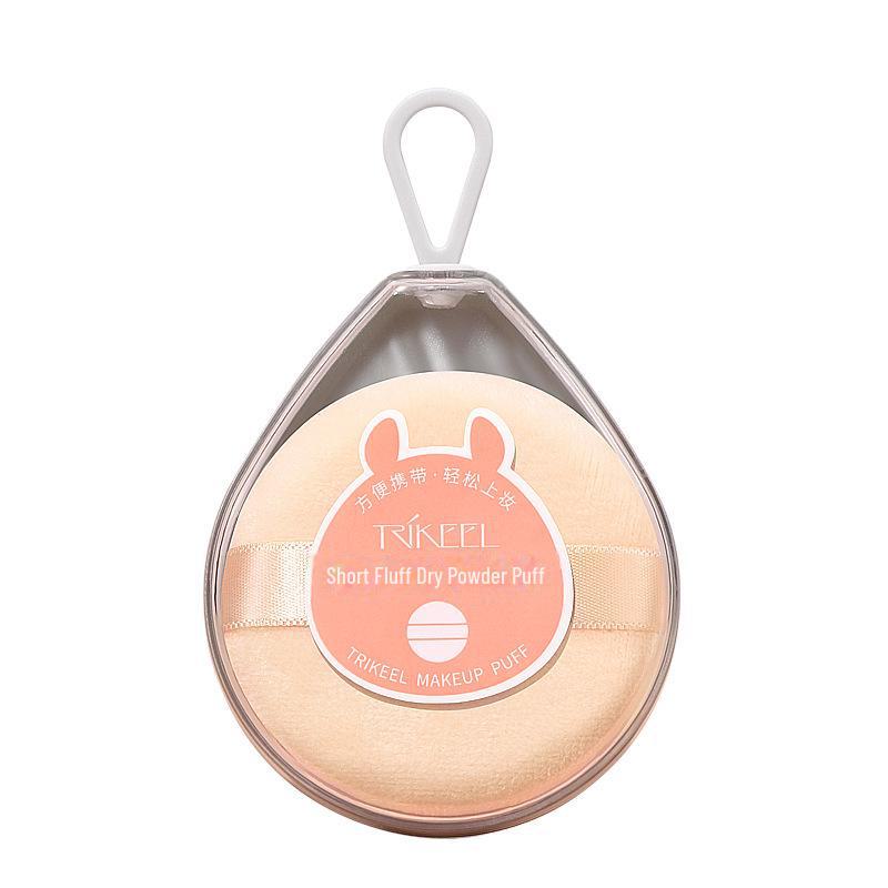 

Chuanqier Двусторонняя пуховая пуховка - невпитывающий аппликатор для макияжа