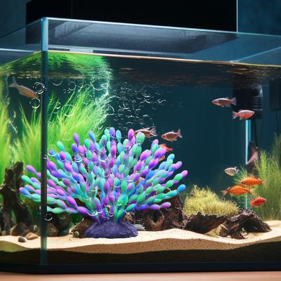Aquarium Coral Realistic Landscaping Silicone Artificial Coral Statue Aquarium Decor For Bedroom Restaurant Living Room