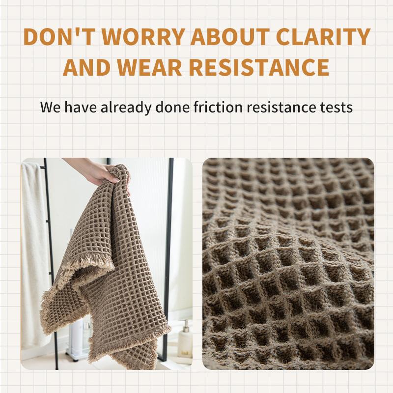 Waffle Bathroom Mat Non Slip Absorbent Bath Rug Soft Quick Dry Washable Doormat for Toilet Shower