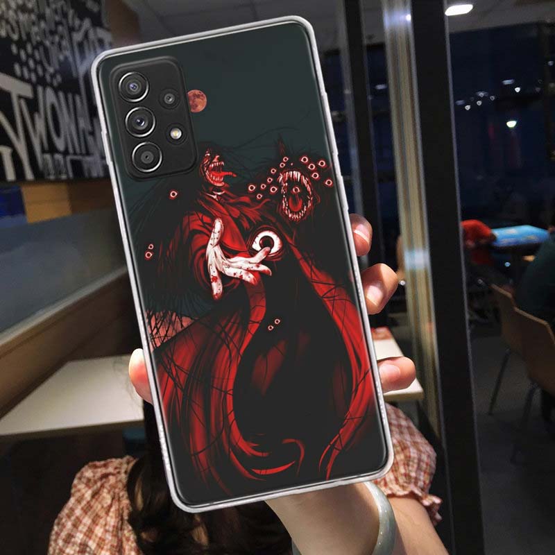 Alucard Helsing Phone Case for Samsung A54 A57 A37 A17 A14 A15 A12 A24 A34 A55 A35 A25 A52S A07 A05S A04S A22 A32 A72 Galaxy Not