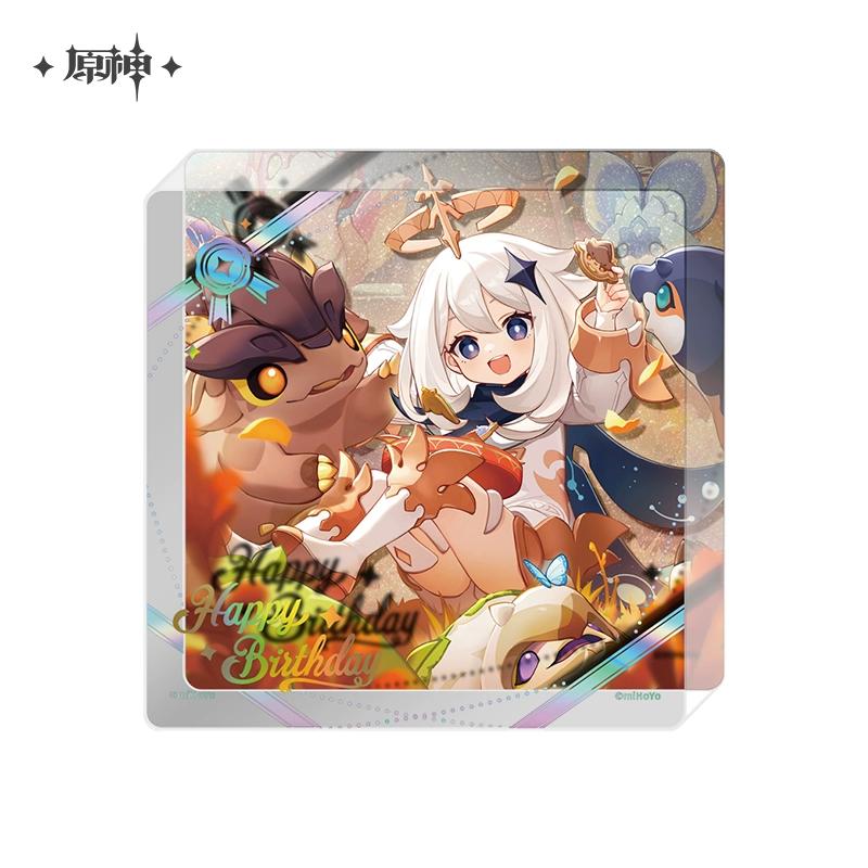 Sunsyea Genshin Impact Official Merch miHoYo Original 2025 Birthday Series Acrylic Coaster Alhaitham Ayato Baizhu Wanderer Diluc