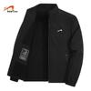 Guirenniao Unisex Winter Fleece-Lined Stand-Collar Padded Jacket