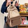 Schoolbag, a piece of junior high school girls plaid contrasting colors, high value, juvenile sense, students, large capacity, high school students 