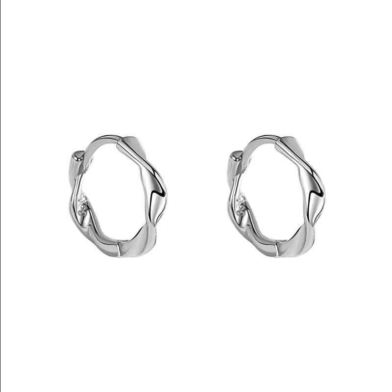 

Корейские серьги-петли Мёбиуса: Женский нишевый дизайн высокого класса, трендовые украшения-каффы для ушей 2022