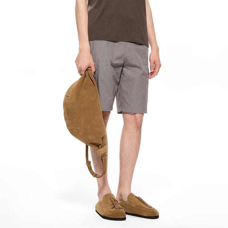 Men's Loose Fit Straight-Leg Cotton Shorts