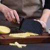 Crinkle Cutter For Veggies Potatoes, Crinkle Knife For Chopping Cucumber Carrot Fruit, Knife Stainless Steel For French Fries