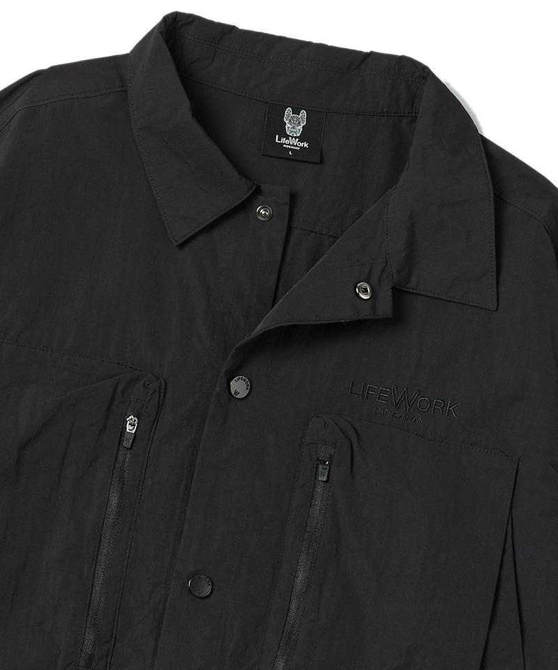 LIFEWORK Square Pocket Snap Shirt Jacket