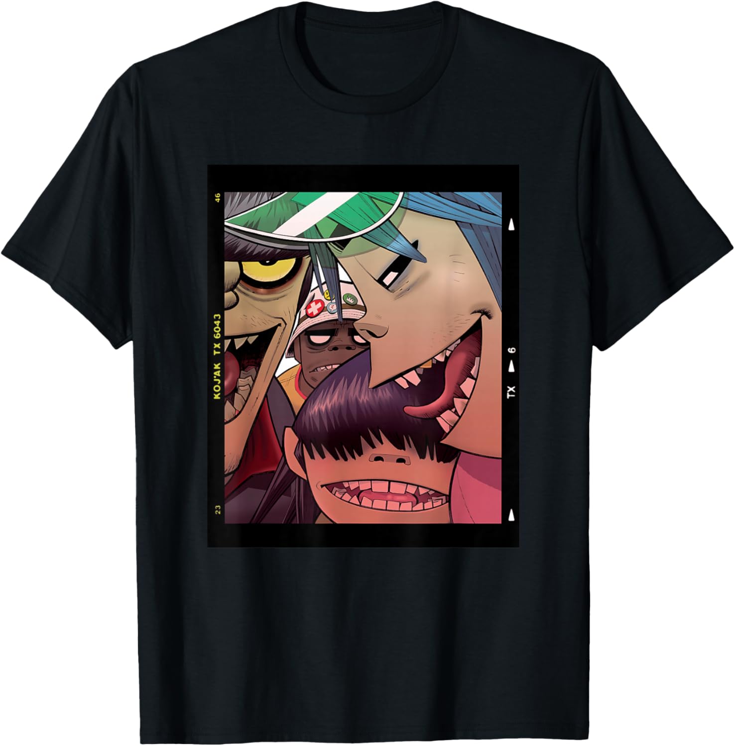 Gorillaz Polaroid Slide Unisex T-Shirt XXXL