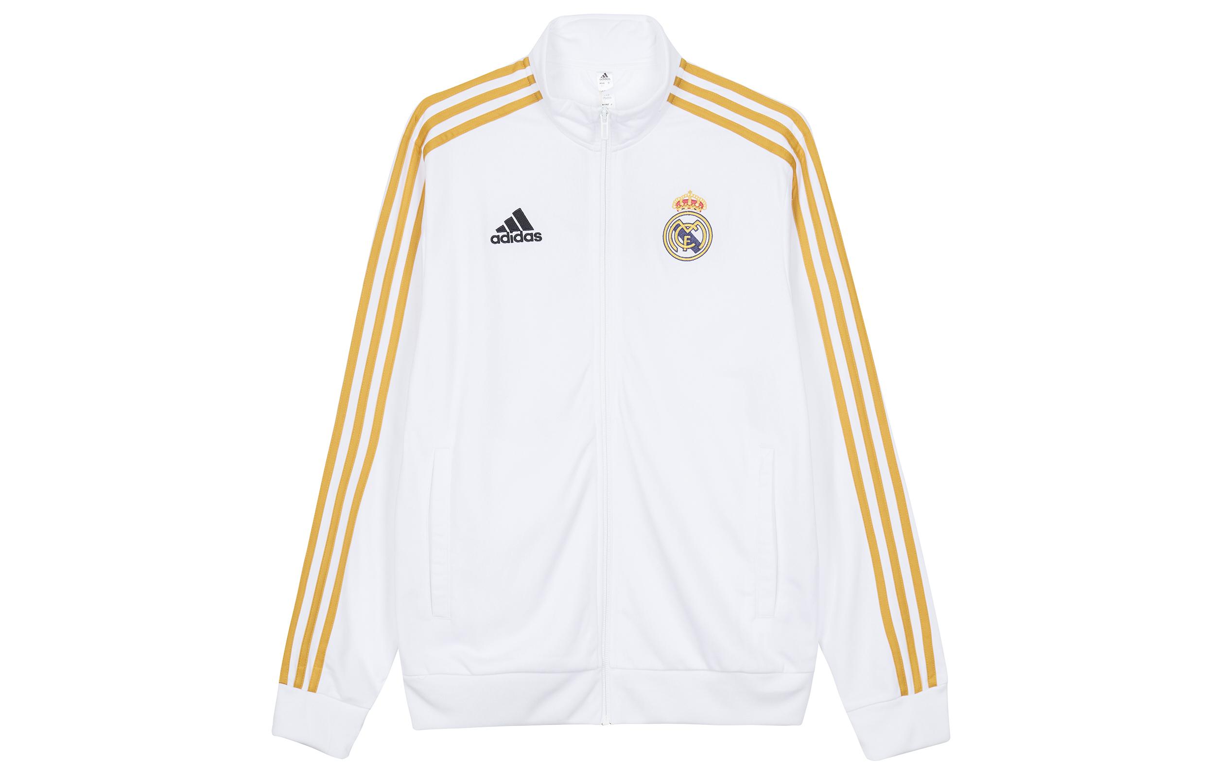 Adidas Real Madrid C.F Jacket Men s White HY0618 XL