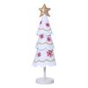 Fabric Christmas Decoration Cute Tabletop Small Ornaments Christmas Tree Wooden Ornament  Party