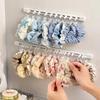 30/40 Clips Hair Accessory Organizer with Slide Rail Wall Mounted Slider Hook Large Capacity Multi-Position