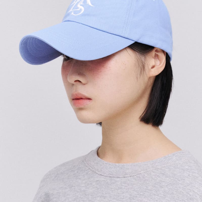 BLACK SANDS Symbol Chic Trip Embroidered Ball Cap_Sky Blue
