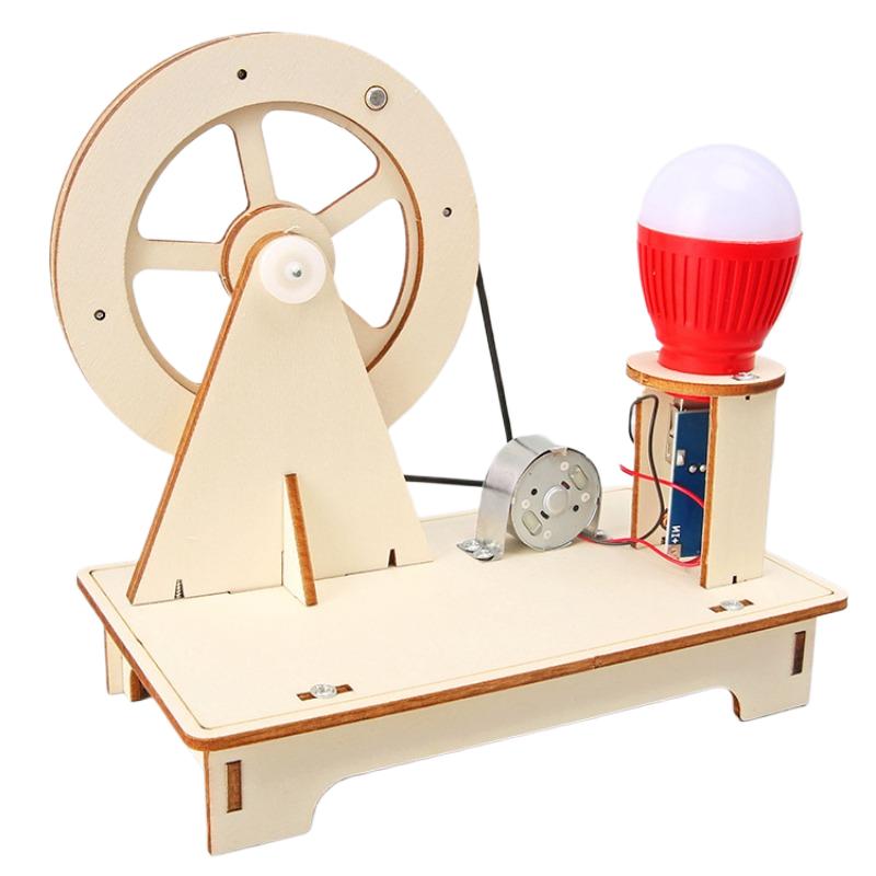 Scientific Experiment Manual Generator DIY Physics Children Educational Manual Toys STEM Experiment Hands-On Ability Tools Gifts