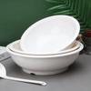 Qianxing White Melamine Deep Soup Bowls (Set of 5)