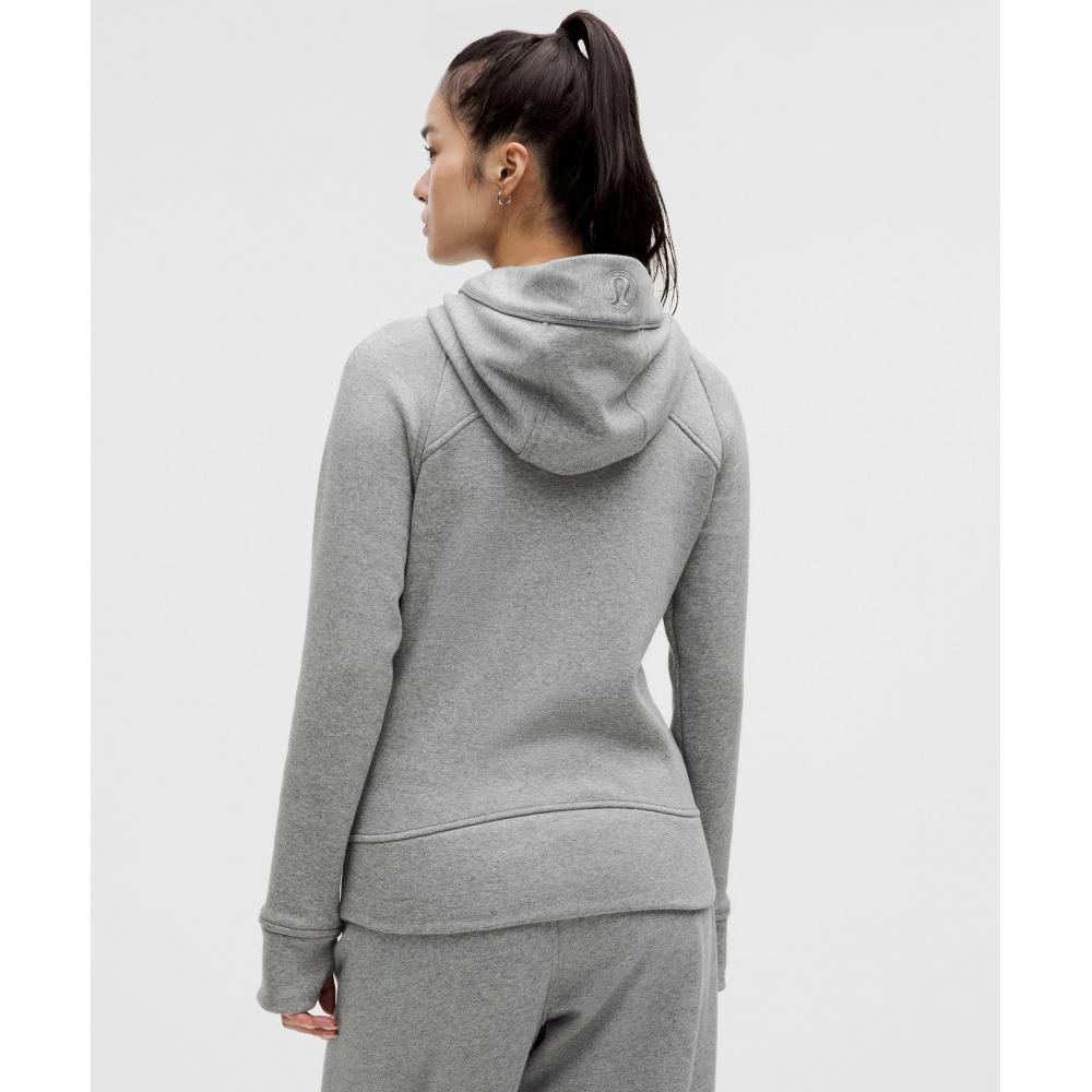 Lululemon Scuba Full Zip Hoodie  Plush Heathered Medium Grey
