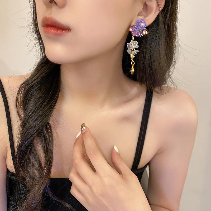 Love Flower Earrings Ins Fashion Elegant Earrings for Women