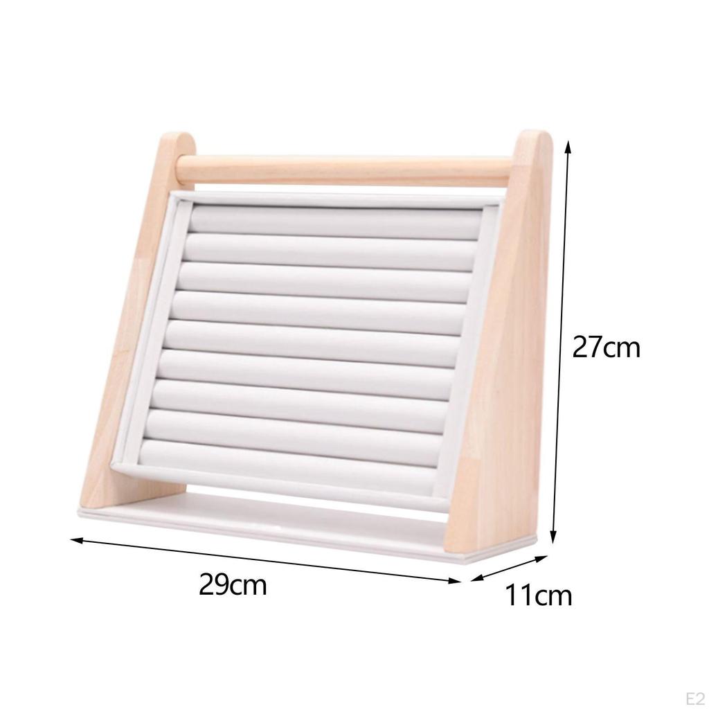 Chic Ring And Earring Organizer Stand with 9 Slots - Great Gift for Her