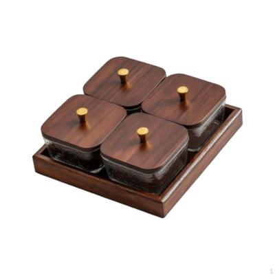 Divided Serving Tray Nut Dish Reusable Luxury Platter Table Centerpiece Portable Practical