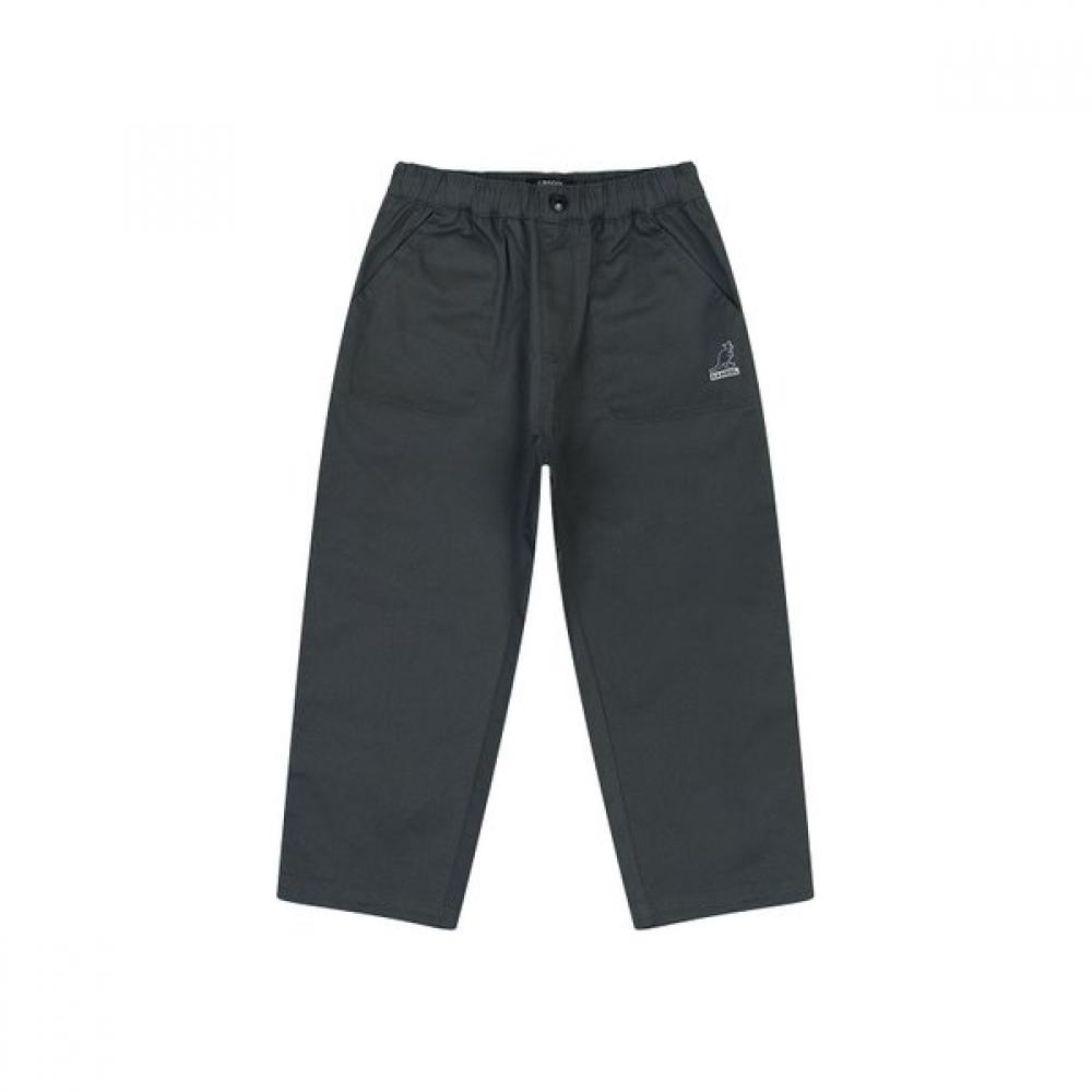 Kangol Kids Easy Fit Woven Pants Charcoal Sa 0002 charcoal/100