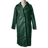 Women Autumn Winter Long Woolen Coat Lapel Long Sleeve Solid Color Printing