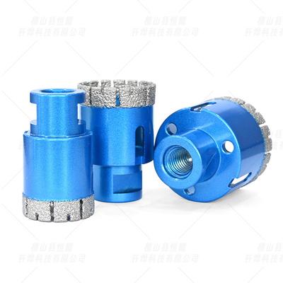 M14 Brazed Diamond Straight Tooth Drill Bit for Marble Tile Stone Angle Grinder